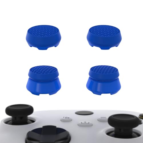 PlayVital FPS Thumbstick Extenders for Xbox Series X/S &amp; Xbox One Controller, 2 High Raise + 2 Mid Dome Joystick Caps, Thumbs Pro ARMOR Thumb Grips for Better Aim &amp; Control - Blue