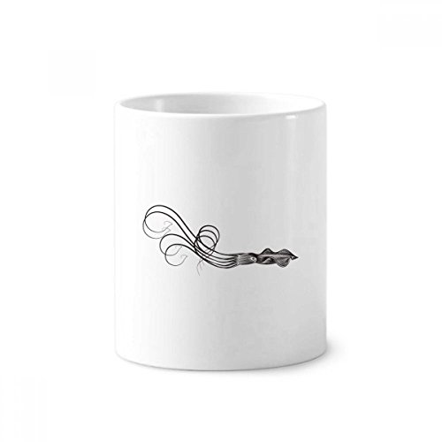 Pot à stylo céramique octopus blanc pour organiser votre bureau encombré avec un style unique