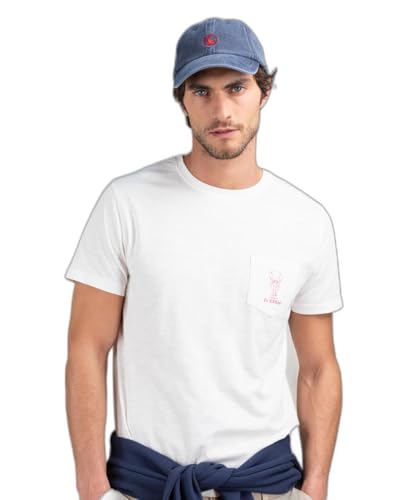 El Ganso Camiseta Garment Dyed Blanco Langosta