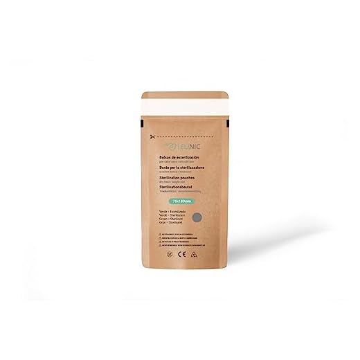 Bolsas de esterilización para calor seco 100 uds. (75 * 180mm)