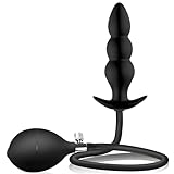 YUZHO Silikon Aufblasbarer Analplug Aufblasbarer Anal Stecker Inflatable Plug Aufblasbar mit Penisring Analplug Analsex Sexspielzeug BDSM Prostata-Massage für Frauen Männer Paare