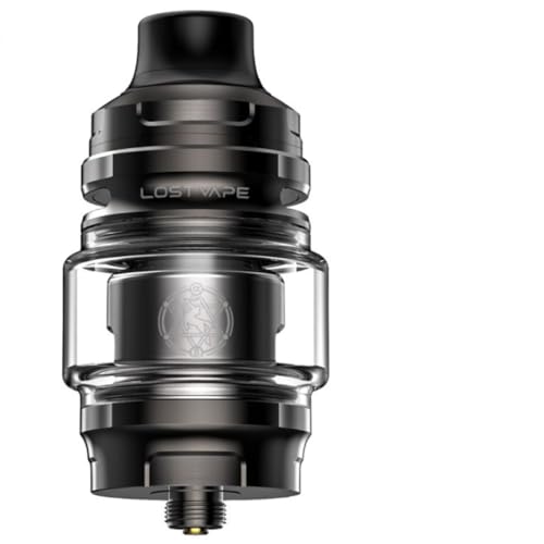 Clearomiseur Centaurus Sub Ohm V2 5ml - Compatible résistances UB Max - Airflow réglable - Lost Vape- Ce produit ne contient pas de nicotine (Black)