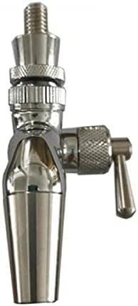 Kegland Nukatap Flow Control Faucet, angled view