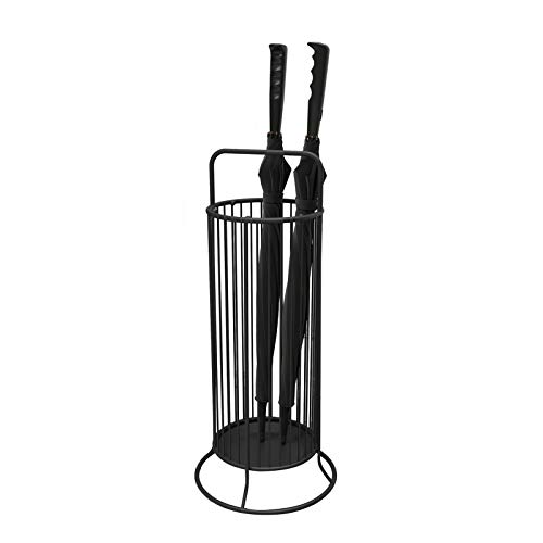 Support d'intérieur en métal stable et durable, organiseur de rangement chic pour parapluies