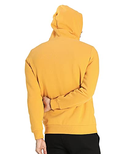 Image of Puma Cotton Men Ess Big Logo Hooded Neck Hoodie Fl (S) Mineral