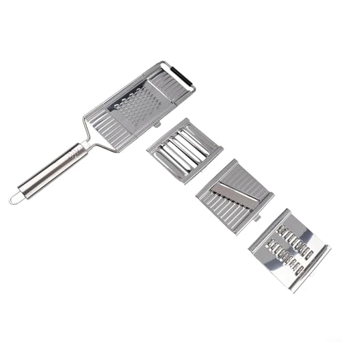 Set de Cortador de Verduras y Rallador de Acero Inoxidable 4 Piezas miniatura 2