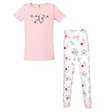 Hudson Baby Unisex Baby Cotton Pajama Set, Butterfly Floral, 18-24 Months