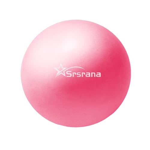 Image of 9 Inch Pilates Ball - Small Exercise Ball for Yoga, Barre & Physical Therapy - Anti-Burst Non-Slip Mini Core Ball for Stability, Back Pain Relief & Posture Correction