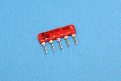 BI TECHNOLOGIES L051C103 Bussed 2% 10K OHM 5 PIN SIP Resistor Network Qty-200