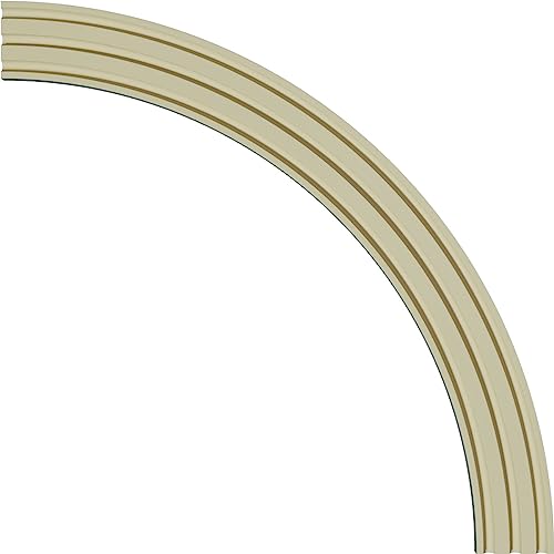 Ekena Millwork CR67BR Bradford Ceiling Ring (1/4 of complete circle), 68"OD x 58"ID x 5"W x 1"P by Ekena Millwork - Image 5
