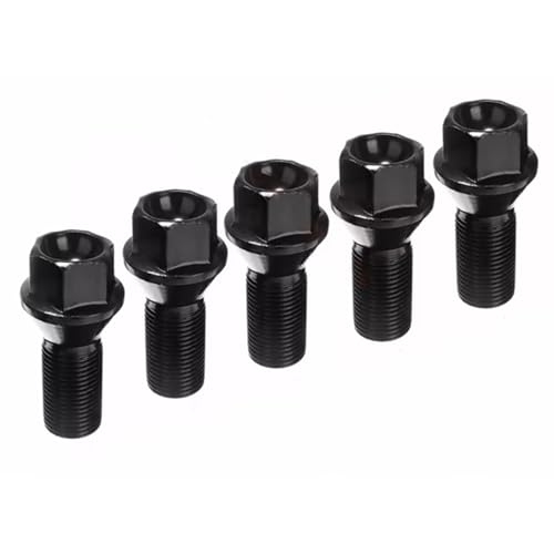 Pernos de rueda para solucionar vibraciones en X5 X6 juego de 5 tuercas acero negro OEM