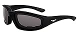 Maxx Sunglasses Foam Rough Rider Black #14 HD Smoke Lenses Sunglasses