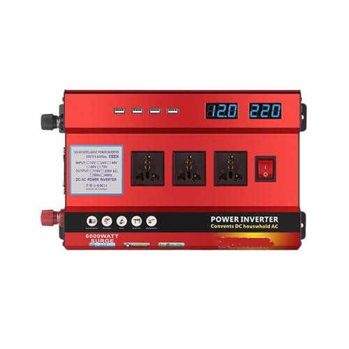 Onduleur de voiture 12V 220V 2000W - Convertisseur de tension intelligent et enfichable