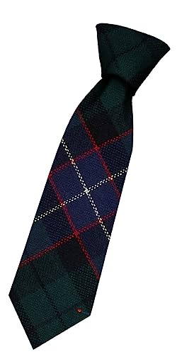 Cravate Garçon Laine Écosse Russell Modern Tartan pour Fêtes de Famille
