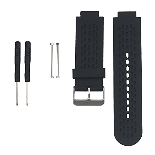 AUTRUN Band for Garmin Approach S2 /S4, Silicone Wristband Replacement Watch Band for Garmin Approach S2/S4 GPS Golf Watch (Black)