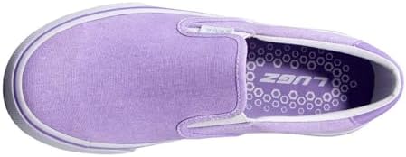 Lugz Women's Clipper Classic Slip-on Fashion Sneaker, Violet/White, 7 M | Image 3