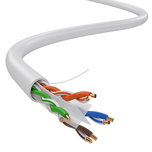 Dripstone 600004 Cat6 1000Ft Solid Utp 23Awg Ethernet Cable 550Mhz Bulk Network Lan Wire 1000-Feet Easy Pull Box thumb #1