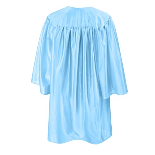 Image of Shiny Preschool Kindergarten Graduation Cap Gown Set for Kids With 2026 2025 Tassel Charm