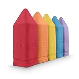 Urban Infant Non-Toxic Sidewalk Chalk for Toddlers and Kids - Washable Outdoor Jumbo Chalk - Rainbow