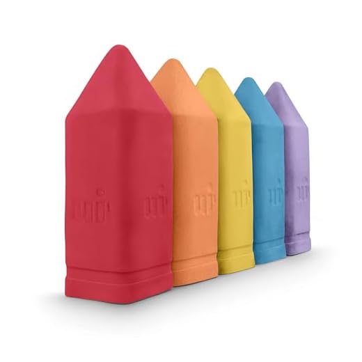 Urban Infant Non-Toxic Washable Sidewalk Chalk for Toddlers and Kids