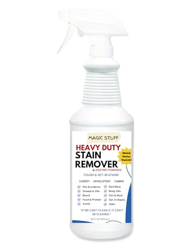 Magic Stuff Heavy Duty Stain Remover - Enzyme-Powered Carpet &
