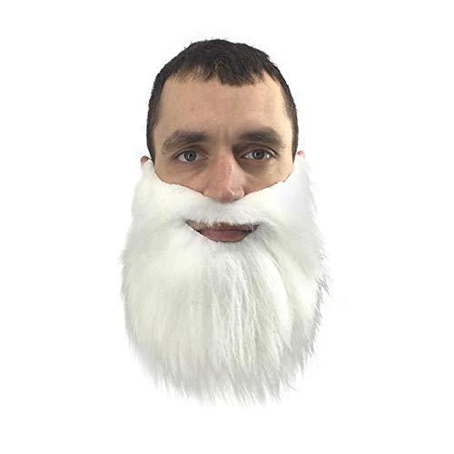 The Dragons Den Déguisement de nain pirate nain 20,3 cm Barbe du visage Cos Play [barbe blanche...