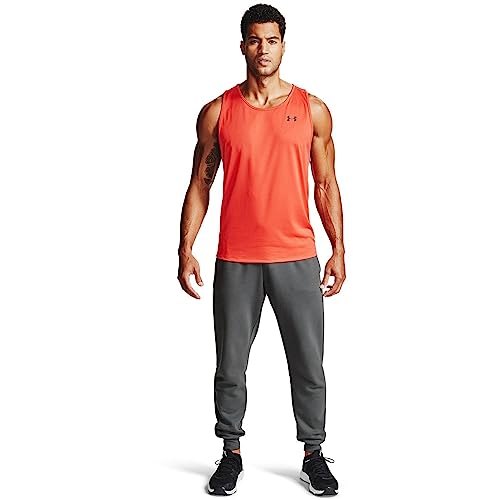 Under Armour Rival Fitted Tapered Jogger, Men's Skinny Joggers Made of Durable Fabric, Tight Tracksuit Bottoms Easy to Move in Men
