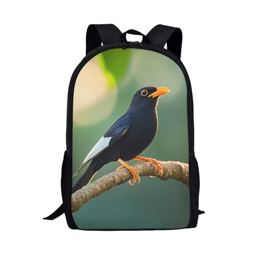 THKVSV Sac à dos d'école pour enfants, motif dinde...