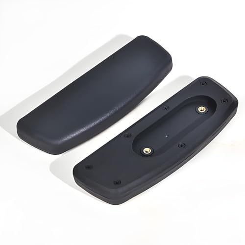 Image of MRC EXECUTIVE CHAIRS ALWAYS INSPIRING MORE Nylon Office Chair Arm Rest Replacement Chair Handle Part Ola Adjustable Handle PP Pad Black (Set Of-2 Piece) With Nut Bolts&Key Fit To Every Chair (PP Pad)