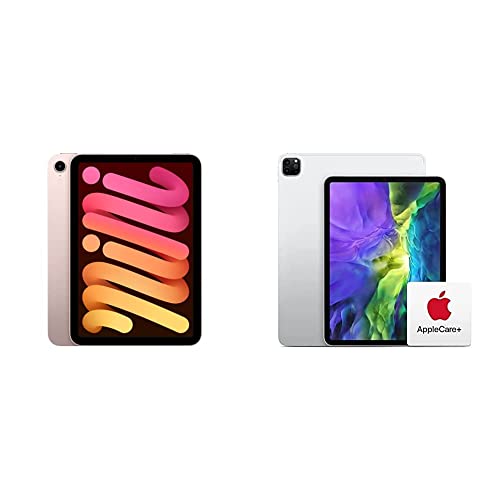 2021 Apple iPad Mini (Wi-Fi, 256GB) - Pink with AppleCare+ (Renews Monthly Until Cancelled)