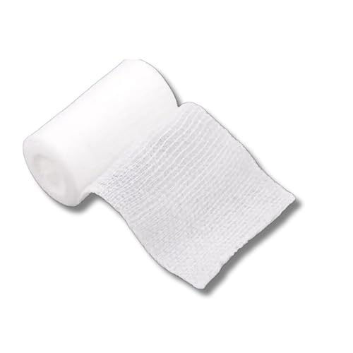 SurgiMac Conforming Stretch Gauze Bandage Rolls, 1-Ply, 4 Inch x 4.1 Yard, Rayon, Case of 96 for Wound Care & Dressing