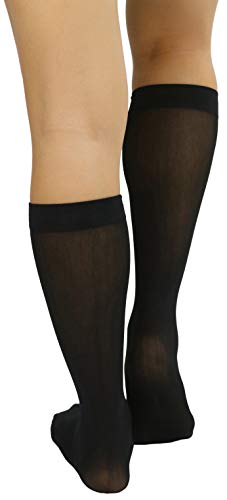Image of ToBeInStyle Womens Pack of 6 Knee High Trouser Professional Socks