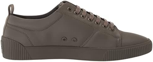 HUGO Mens Contrast Logo Lace Up Nylon Sneaker, Pine Green, 12 US | Image 5
