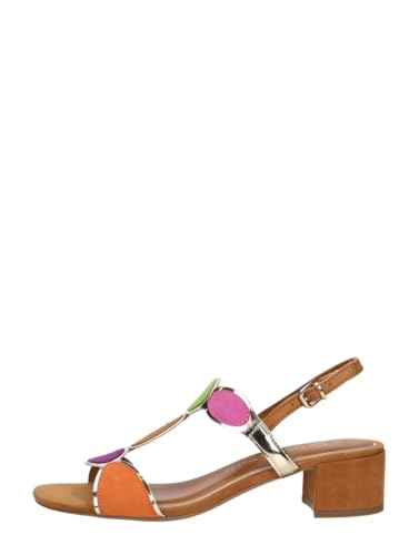 MARCO TOZZI Sandale 2 28230 42, Sandalia Mujer, Almond Multi, 38 EU