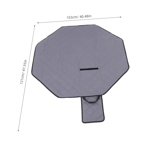 Coussin pour cage de chien lavable tapis imperméable octogonal