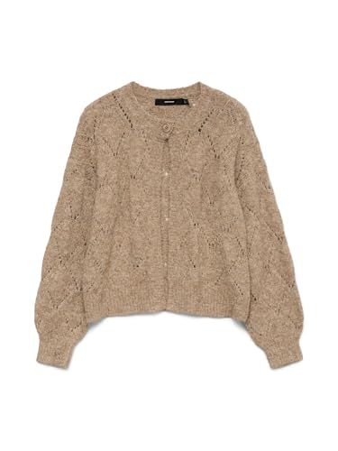 VERO MODA Vmshell Ls O-Neck Onebutton Cardigan Boo