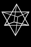 Star Tetrahedron 3D : Blank Lined Notebook, Journal or Diary 1796239658 Book Cover