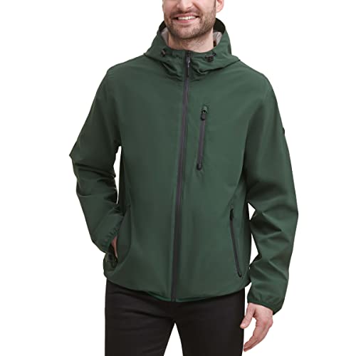 DKNY Men's Softshell Zip Up Jacket