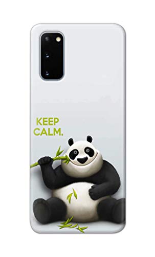 Image of PRINTFIDAA� Printed Hard Back Cover Case for Samsung Galaxy S20 4G | Samsung S20 5G Back Cover (Cartoon Panda) -2808