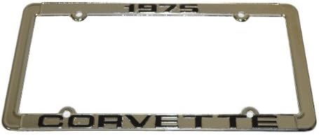 1978 Corvette License Plate Frame Chrome