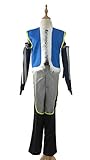 Xiao Wu The White Dragon Guild Master Sting Eucliffe Outfit Cosplay Costume (Female S)