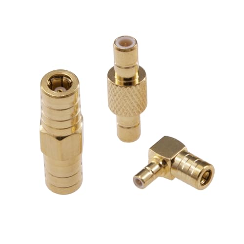 3pcs SMB a SMB Adaptador Conector RF coaxial macho hembra miniatura 1