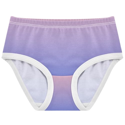 Blush Pink Royal Blue Gradient Girl Panties Cute Girls Underwear Toddler Cotton Animal Briefs Underpants 2t