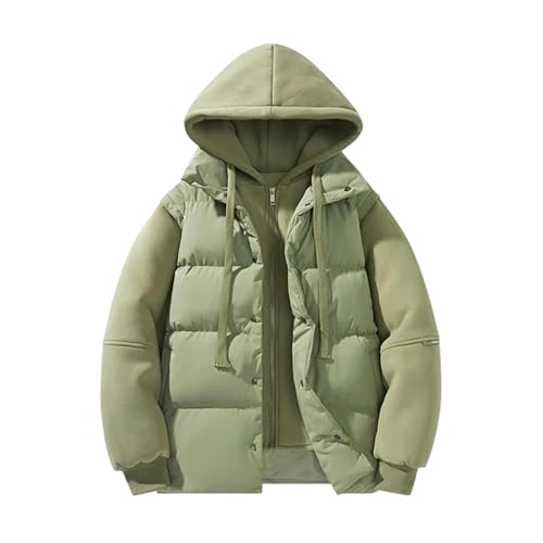 Doudoune parka homme contre le froid veste ample à capuche