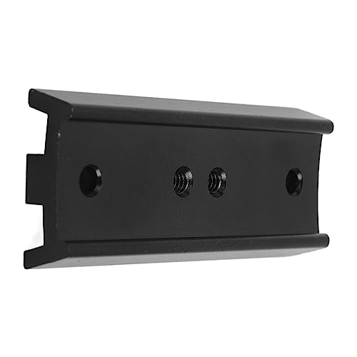 Placa de Montaje de Telescopio de Placa de Cola de Milano de 4,25 Pulgadas para Trípode Ecuatorial (Negro)