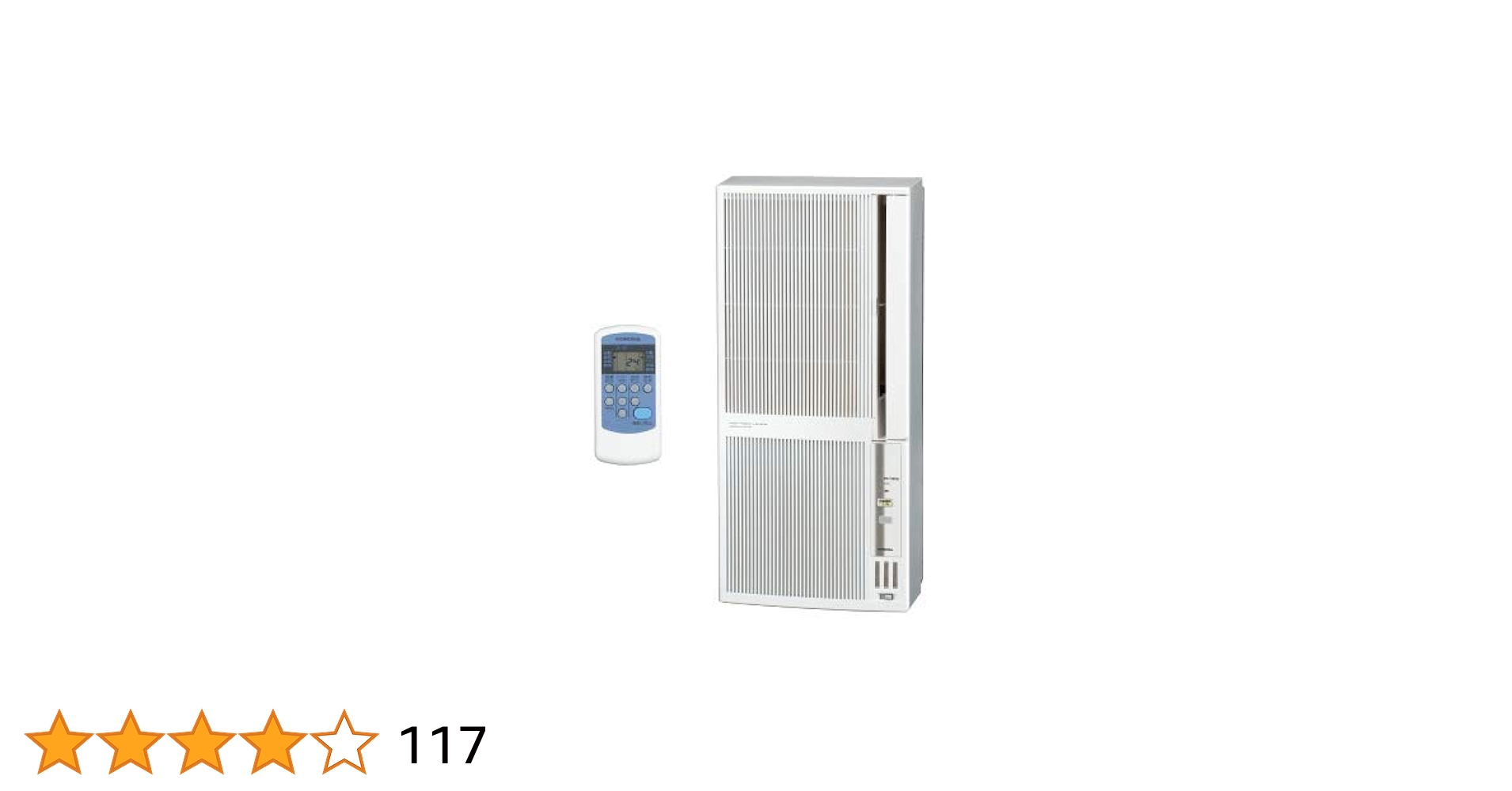 Amazon | CWH-A1822-WS リララ ウインドエアコン 窓用 冷暖房