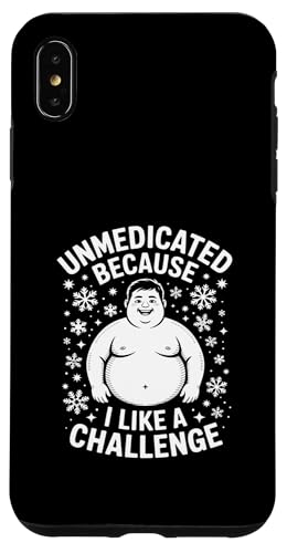 Unmedicated Because I Like A Challenge �ʔ��� �X�}�z�P�[�X iPhone XS Max �p