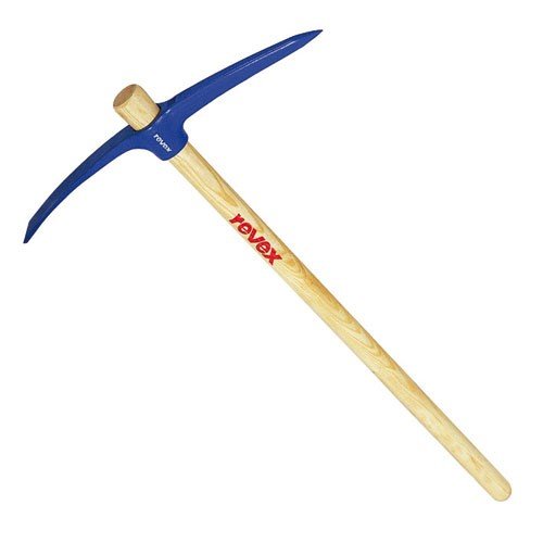 Pioche terrassier - oeil rond avec manche - 1.5 Kg - 90 cm