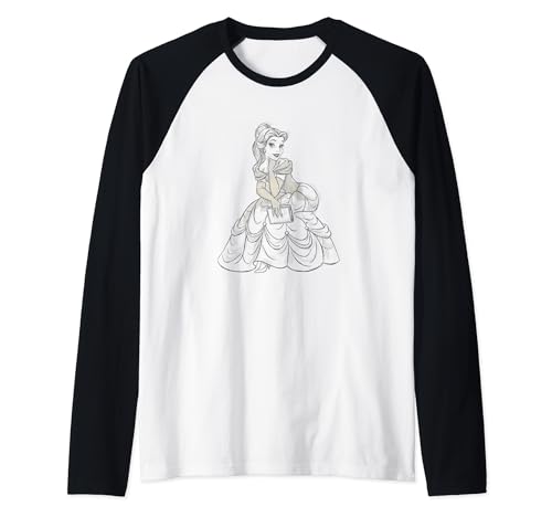 Disney Princess Belle haut raglan anti-frottement dessin fin