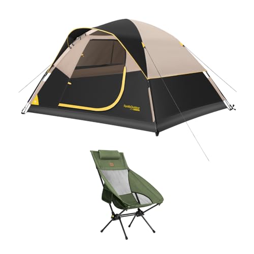 Carpa Domo Instantánea para Camping 4 Personas FanttikOutdoor miniatura 1